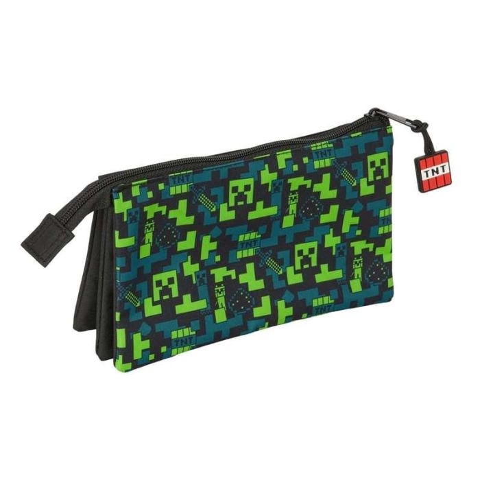 Safta Portatodo Triple Minecraft TNT 22x12x3cm - Edad 3+ años 1 Safta Portatodo Triple Minecraft TNT 22x12x3cm - Edad 3+ años 1
