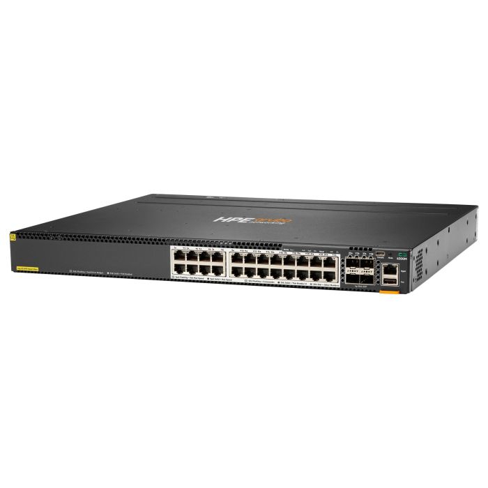 HP Enterprise Aruba 6300M 24SR5 CL6 POE Switch Gestionado L3 Montaje en Rack 1U 24 Puertos RJ-45 Ethernet 4 Puertos SFP+ 1440W PoE