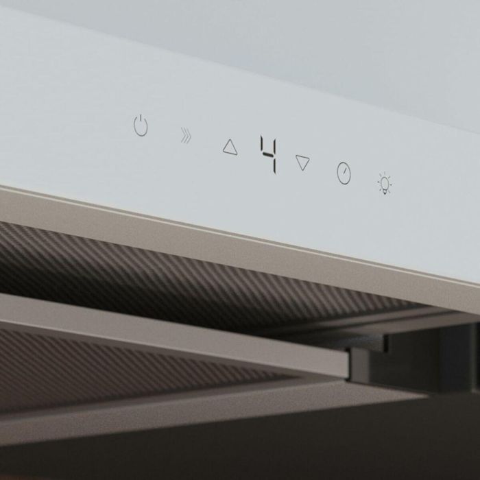 Campana Cecotec Bolero Flux TLT 605500 Blanco 490 m3/h 60 cm 1