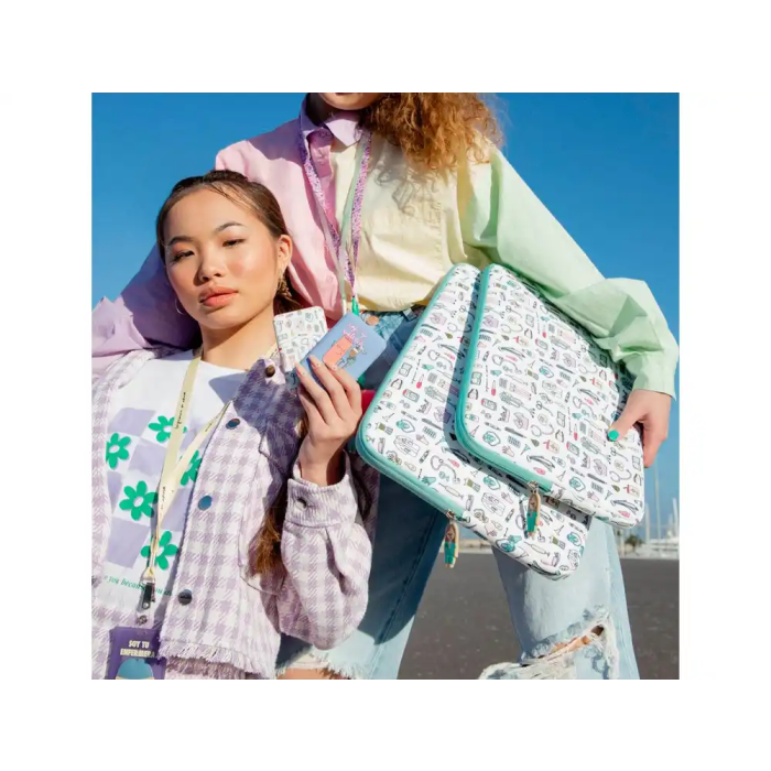 Wondee - Funda para Portátil hasta 16 Pulgadas, Diseño Temático Enfermera en Apuros, Acolchada y Ligera (226g), Universal para Diversas Marcas 4 Wondee - Funda para Portátil hasta 16 Pulgadas, Diseño Temático Enfermera en Apuros, Acolchada y Ligera (226g), Universal para Diversas Marcas 4