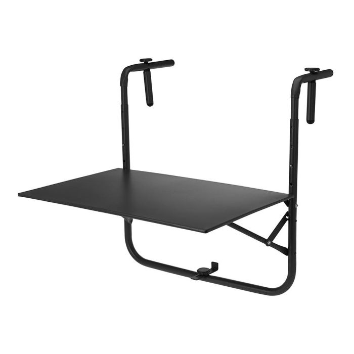 Mesa plegable para balcón color negro 60 x 43 cm Mesa plegable para balcón color negro 60 x 43 cm