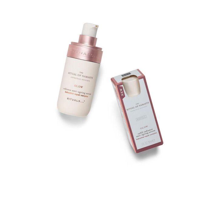 Rituals THE RITUAL OF NAMASTE glow anti-ageing serum 30 ml, Sérum Anti-Edad Iluminador con Bakuchiol para Todo Tipo de Piel