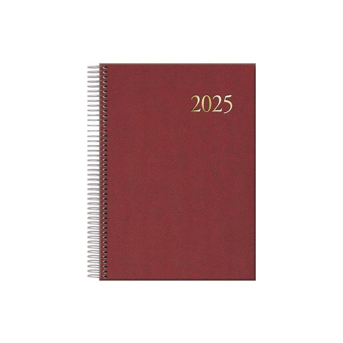 Dohe Agenda Anual Segovia Espiral 14x20 cm D-P Burdeos 2025 Dohe Agenda Anual Segovia Espiral 14x20 cm D-P Burdeos 2025