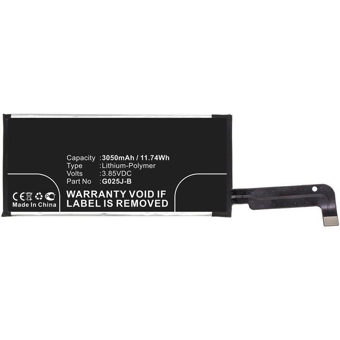 CoreParts Battery for Mobile, SmartPhone 11.74Wh Li-Polymer 3.85V 3050mAh for Google Pixel 4A CoreParts Battery for Mobile, SmartPhone 11.74Wh Li-Polymer 3.85V 3050mAh for Google Pixel 4A