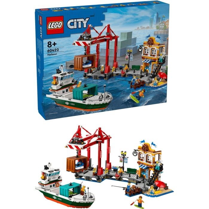 LEGO 60422 City El Puerto y el Barco Mercante, juguete de construcción para 8+ años 3 LEGO 60422 City El Puerto y el Barco Mercante, juguete de construcción para 8+ años 3
