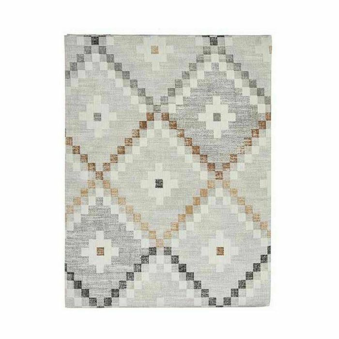 Mantel Kinvara ROMBOS-B Beige Loneta 140 x 180 cm Antimanchas Rombos (6 Unidades) 1