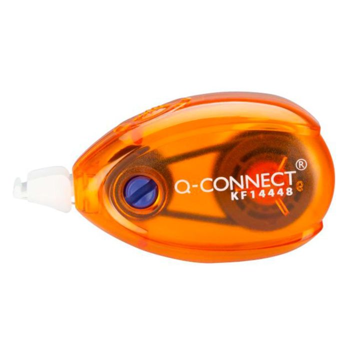 Corrector Q-Connect Cinta Blanco 5 mm X 6 Mt Blister 2 Unidades Azul Y Naranja 12 unidades 6