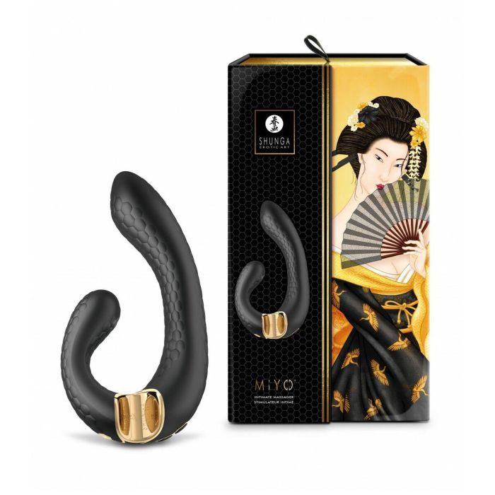 Vibrador Doble Estimulación Shunga Miyo Negro 2
