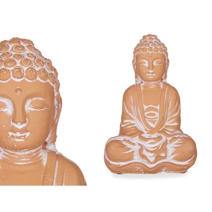 Budha Terracota Mediano 22Cm Ibergarden (6 Unidades) 2 Budha Terracota Mediano 22Cm Ibergarden (6 Unidades) 2