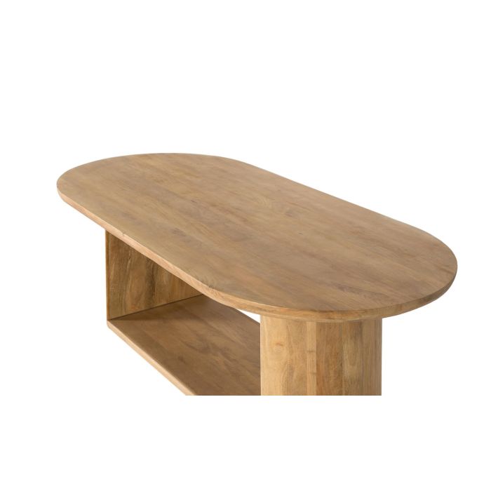 Giner y Colomer Mesa Ovalada de Madera de Mango 210 cm Natural 2 Giner y Colomer Mesa Ovalada de Madera de Mango 210 cm Natural 2