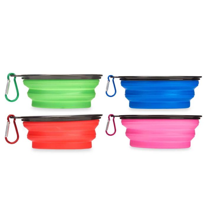 Comedero Bebedero Silicona Plegable 12,5Cm Surtidos Mascow (24 Unidades) 2 Comedero Bebedero Silicona Plegable 12,5Cm Surtidos Mascow (24 Unidades) 2