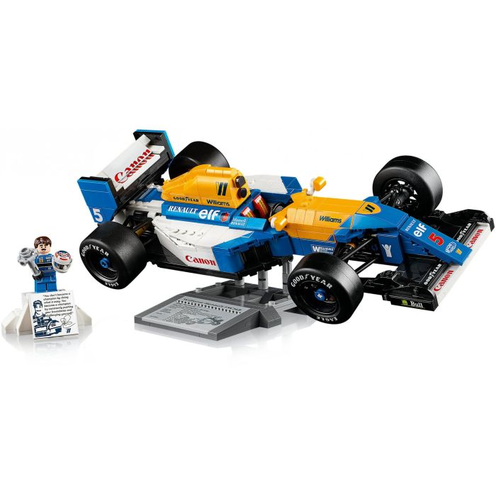 Lego FW14B Icons Set de Construcción Williams Racing Coche de Carreras Nigel Mansell para Adultos 18+ 4