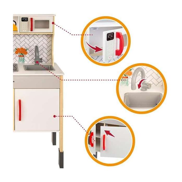 Cocina de Juguete Woomax 59,5 x 94,5 x 30 cm 3