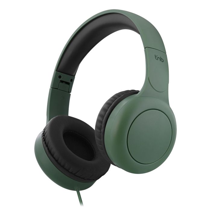 TNB TONALITY - Auriculares supraaurales con cable USB-C - sage green & lampblack