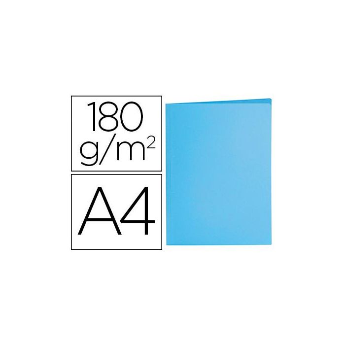 Subcarpeta Liderpapel A4 Azul Pastel 180 gr-M2 50 unidades