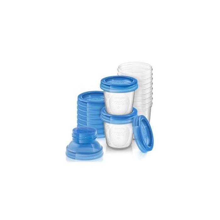 AVENT SCF618/10 Set Recipientes para Leche Materna 180 ml - 10 Unidades