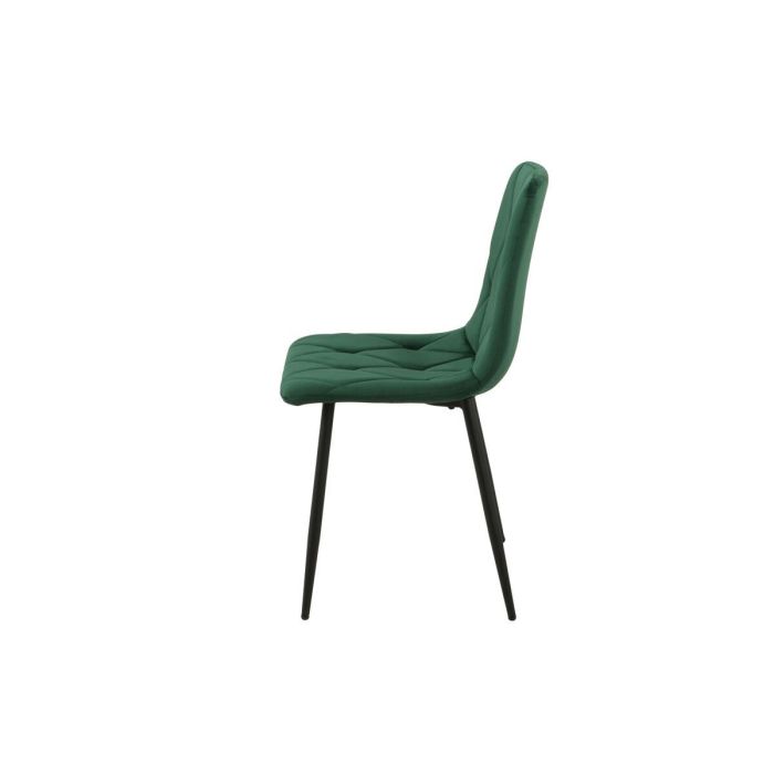 Silla Romimex Verde Terciopelo Metal 45 x 89 x 55 cm 4