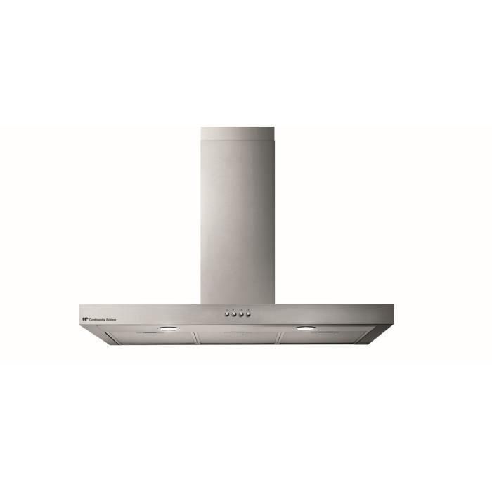 Campana decorativa de acero inoxidable CONTINENTAL EDISON CEHD9058S - 90 cm Campana decorativa de acero inoxidable CONTINENTAL EDISON CEHD9058S - 90 cm