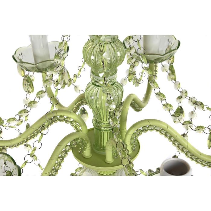 Lampara Techo Shabby DKD Home Decor Verde 51 x 100 x 51 cm 1 Lampara Techo Shabby DKD Home Decor Verde 51 x 100 x 51 cm 1