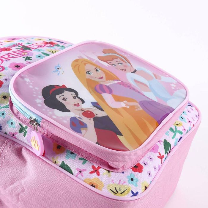 Mochila Escolar Disney Princess Rosa 25 x 30 x 12 cm 5