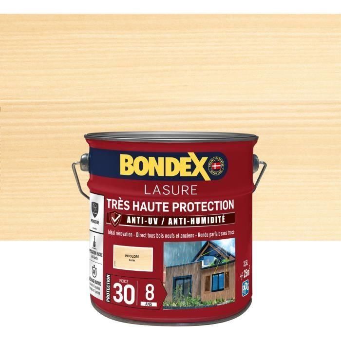 8 años tinte para madera de muy alta protección incoloro 2,5L Bondex