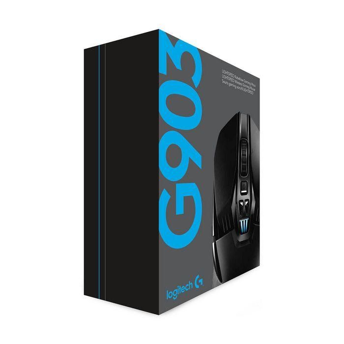 Logitech G903 LIGHTSPEED Gaming Mouse with HERO 25K sensor, RF Wireless, Lithium Polymer (LiPo) 17 Logitech G903 LIGHTSPEED Gaming Mouse with HERO 25K sensor, RF Wireless, Lithium Polymer (LiPo) 17