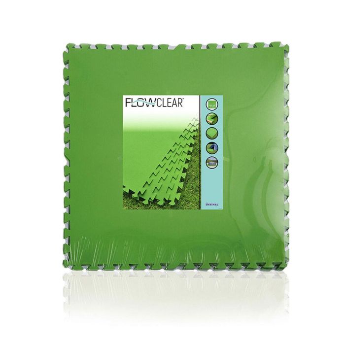 Bestway Suelo Piscina Foam Verde 9 Piezas 78x78 cm Jardin 58636 22