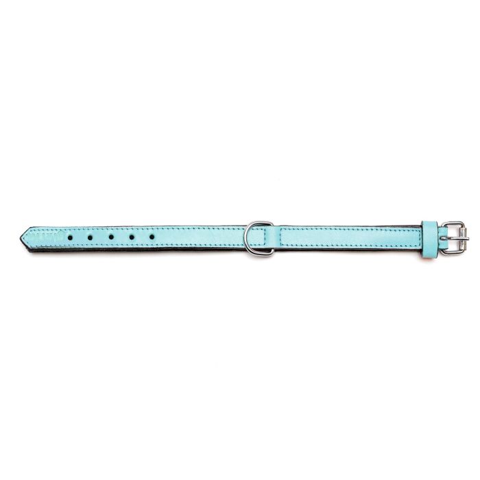 Collar Piel Acolchado 45 cm X 20 mm Azul 2 Collar Piel Acolchado 45 cm X 20 mm Azul 2