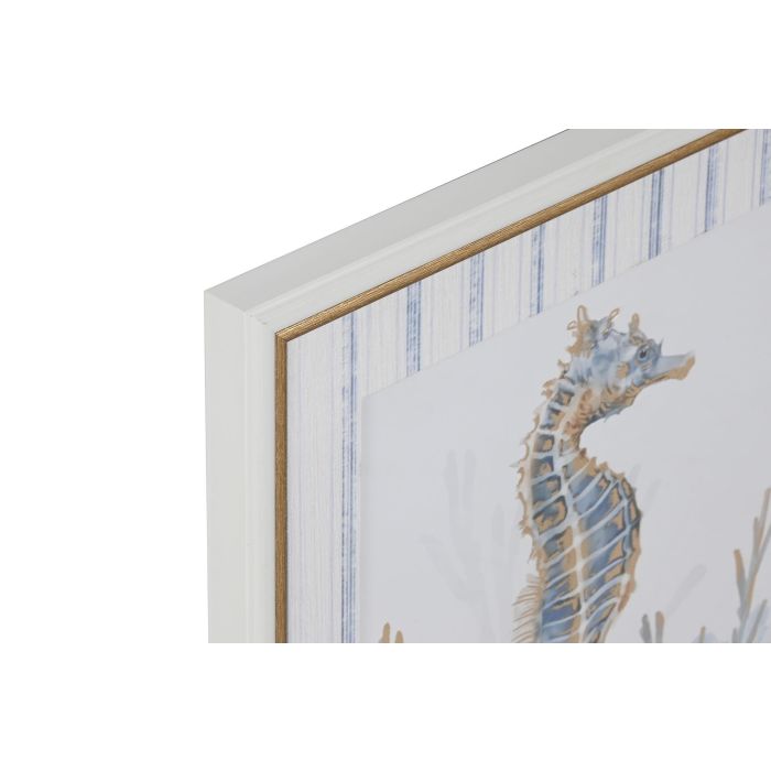 Cuadro Atlantico DKD Home Decor Azul Blanco 3 x 40 x 40 cm (4 Unidades) 1 Cuadro Atlantico DKD Home Decor Azul Blanco 3 x 40 x 40 cm (4 Unidades) 1