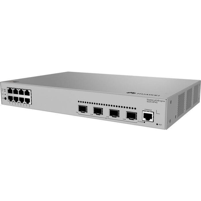 Huawei S220-8P4S Gestionado L2 Gigabit Ethernet (10/100/1000) Energía sobre Ethernet (PoE) 1U Gris 1 Huawei S220-8P4S Gestionado L2 Gigabit Ethernet (10/100/1000) Energía sobre Ethernet (PoE) 1U Gris 1