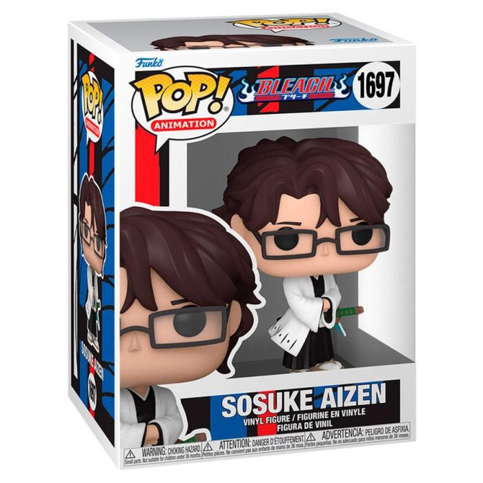 Funko Figura POP Bleach Sosuke Aizen Vinilo 9cm Caja Regalo 1