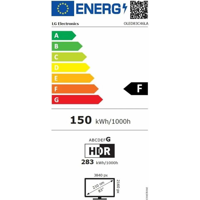 Smart TV LG OLED83C46LA 83 83" 4K Ultra HD OLED 1