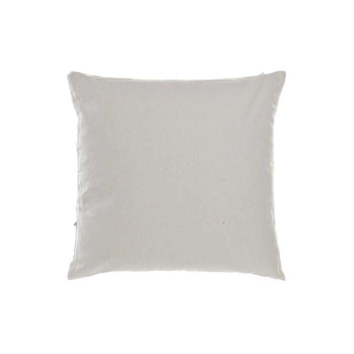 DKD Home Decor Cojin Moderno Blanco Gris 45 x 10 x 45 cm Algodon Polyester (4 Unidades) 2