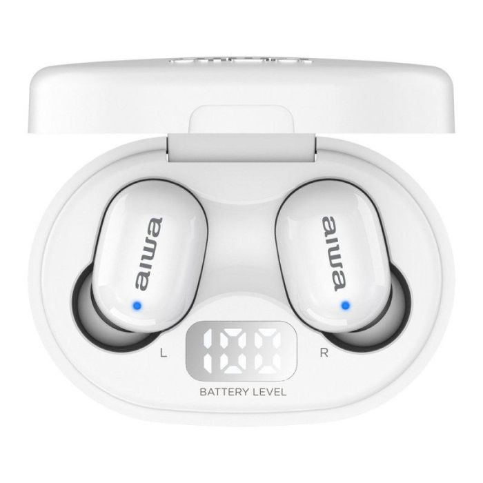 Auriculares Inalambricos Aiwa Ebtw - 150 Bluetooth Blanco 1 Auriculares Inalambricos Aiwa Ebtw - 150 Bluetooth Blanco 1