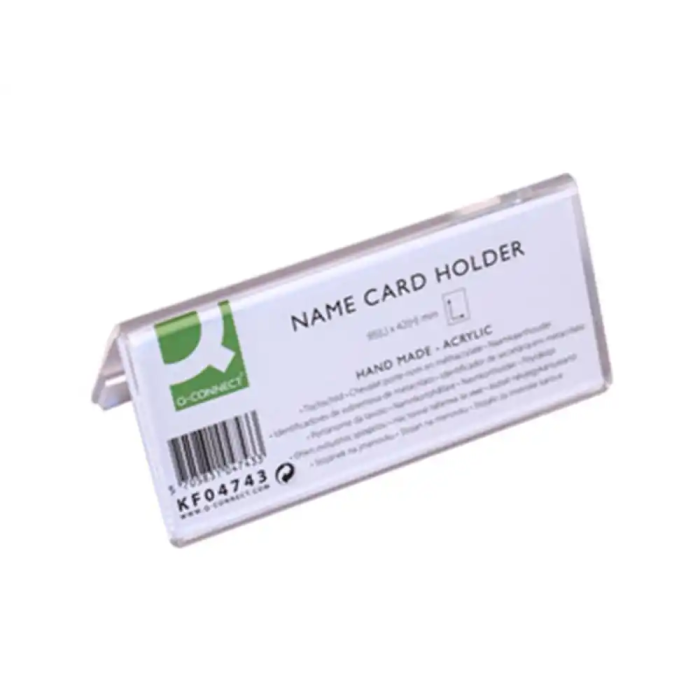 Q-connect Identificador sobremesa metacrilato 95x42 mm ref.5730 1