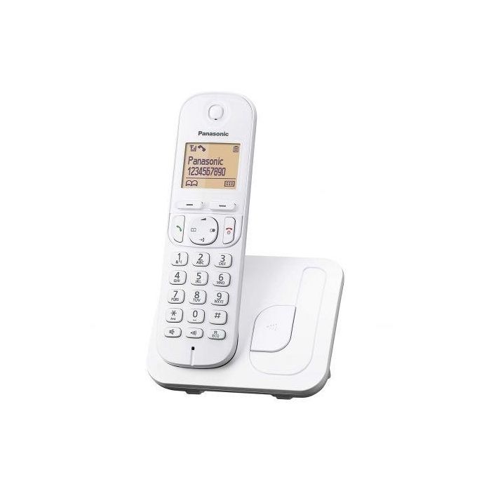 Panasonic Teléfono Inalámbrico Digital KX-TGC210SPW Blanco con Bloqueo de Llamadas No Deseadas y Modo Eco 0 Panasonic Teléfono Inalámbrico Digital KX-TGC210SPW Blanco con Bloqueo de Llamadas No Deseadas y Modo Eco 0