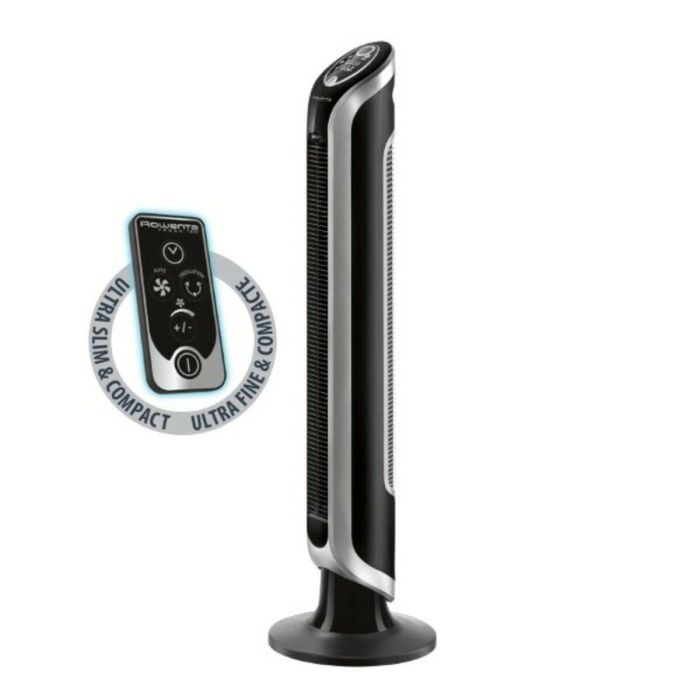 Ventilador de Pie Rowenta VU6670F0 180º 43 dB 350 m³/h 40W Negro 40 W Ventilador de Pie Rowenta VU6670F0 180º 43 dB 350 m³/h 40W Negro 40 W