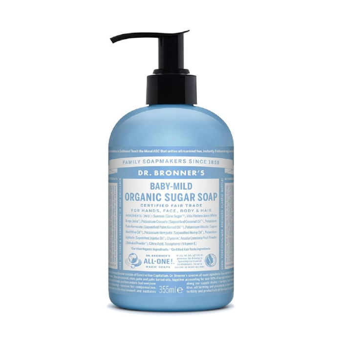 Dr Bronner'S Jabones De Azúcar Bebés Neutral 355 mL Dr Bronner'S Jabones De Azúcar Bebés Neutral 355 mL