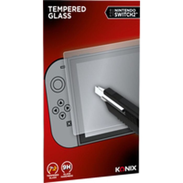 Konix Protector de Pantalla de Vidrio Templado para Nintendo Switch 2, Anti-burbujas, Anti-arañazos, Dureza 9H, 100% Transparente 8