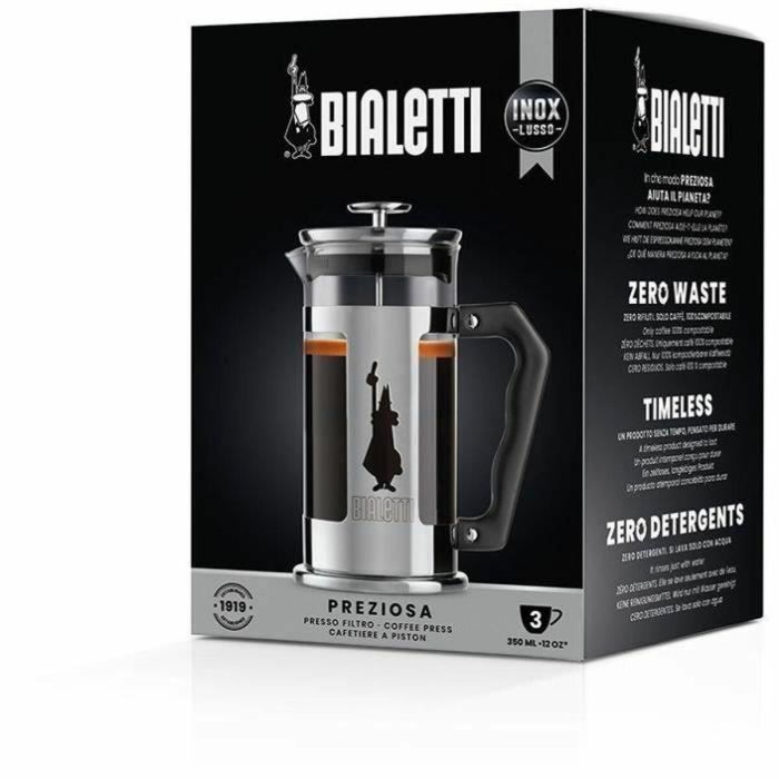 Bialetti 0003160/NP Cafetera de Prensa Francesa, 350 ml, Acero 7 Bialetti 0003160/NP Cafetera de Prensa Francesa, 350 ml, Acero 7