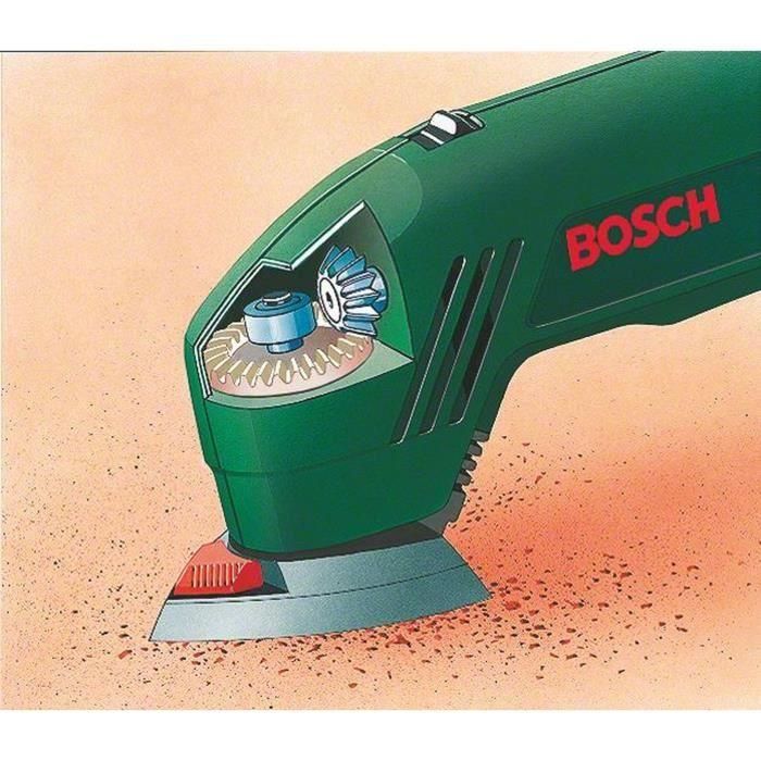 BOSCH Lijadora PDA 180 + 3 abrasivos 1