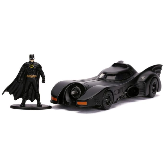 JADA TOYS Figura Batman + Coche Batmovil 1989 Metal DC Comics Escala 1:32 1