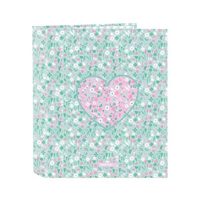 Carpeta de anillas Safta Cuore Menta A4 27 x 33 x 6 cm