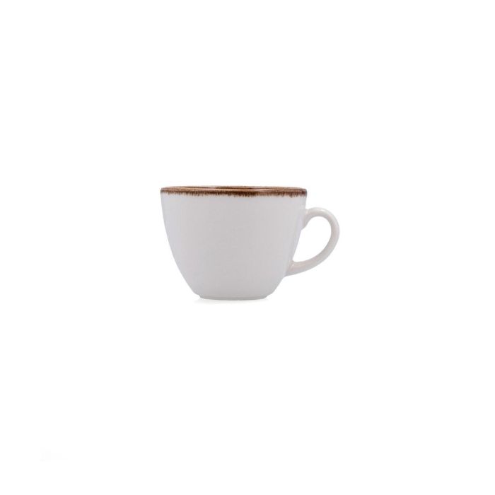 Bidasoa Orion Hydrozero Taza de Café de Porcelana Blanca 20 cL - Profesional, Resistente a Rayaduras y Apta Lavavajillas