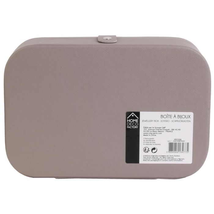 The Concept Factory Joyero Rectangular Emotion Compartimentado Para Casa y Viajes 1