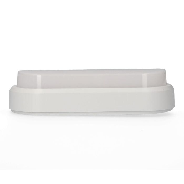 Edm Aplique Led Oval 18W 1950lm 4000K Luz Día IP54 23 x 10,5 x 5,7 cm 1
