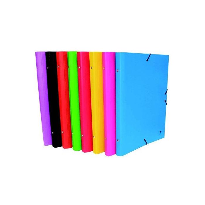 Carpeta Clasificadora Mariola Carton Forr. Fº 12 Separad.Gomas Y Solapa Expositor De 8 (8 Col.Surt.)