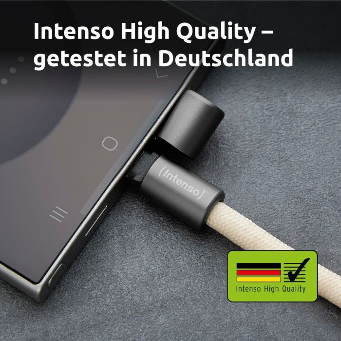 Cable USB-C a USB-C INTENSO 7991001 Beige 1 Cable USB-C a USB-C INTENSO 7991001 Beige 1