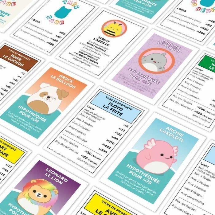 Winning Moves WIN1698138891204 Monopoly Squishmallows: Juego de Mesa que Incluye Peluches Squishmallows 2 Winning Moves WIN1698138891204 Monopoly Squishmallows: Juego de Mesa que Incluye Peluches Squishmallows 2