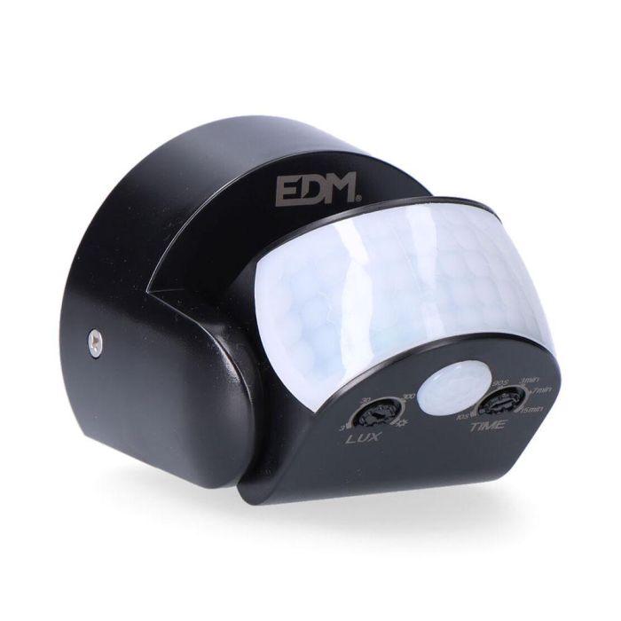 Sensor de movimiento y crepuscular 15 m ip65 negro 6 Sensor de movimiento y crepuscular 15 m ip65 negro 6